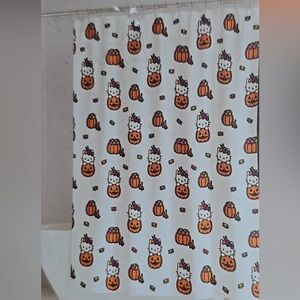 Halloween Hello Kitty Shower Curtain